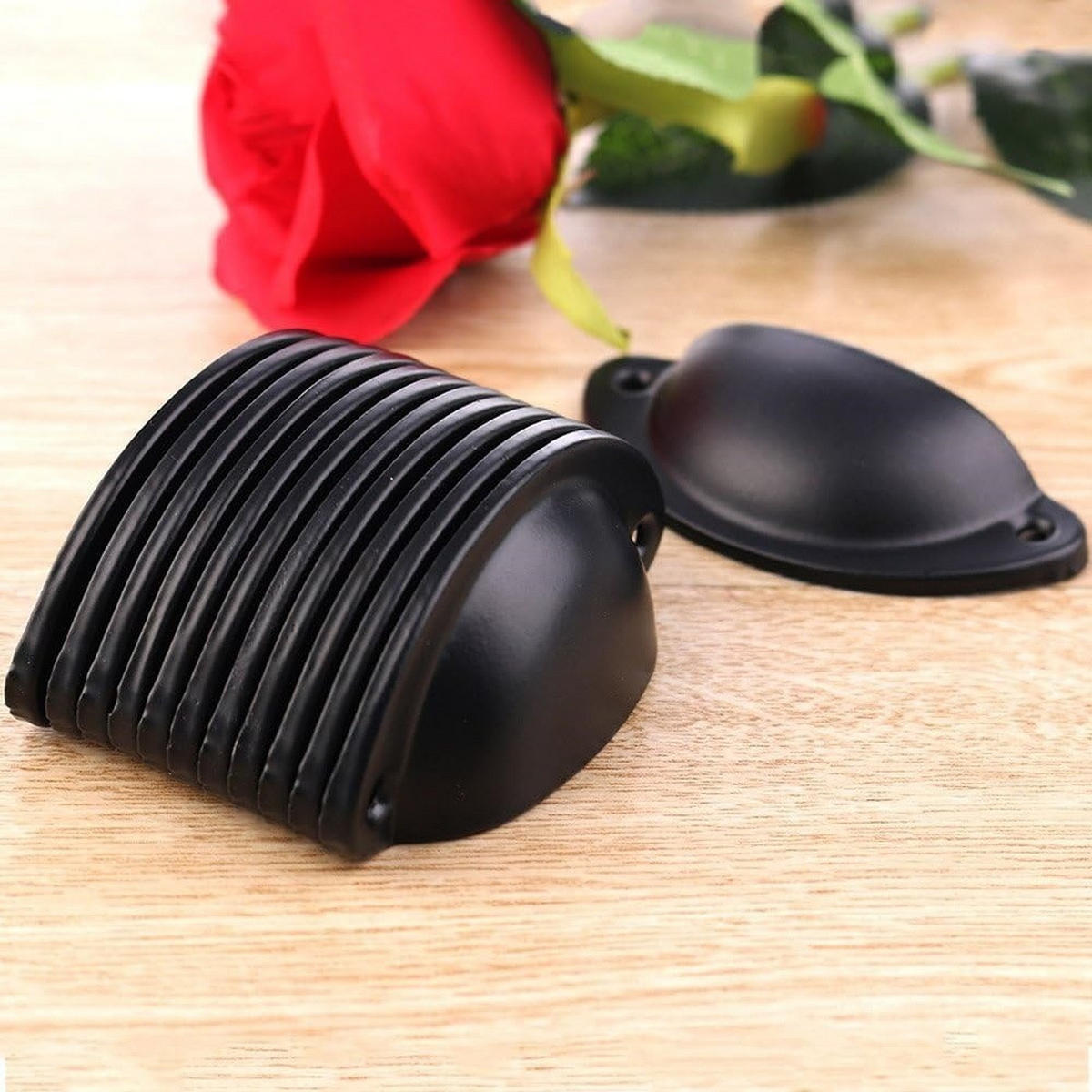 MÖBELGRIFF Schwarz 10er-Set 82 mm - Schwarz, Metall (3.5/3.5/8.2cm)