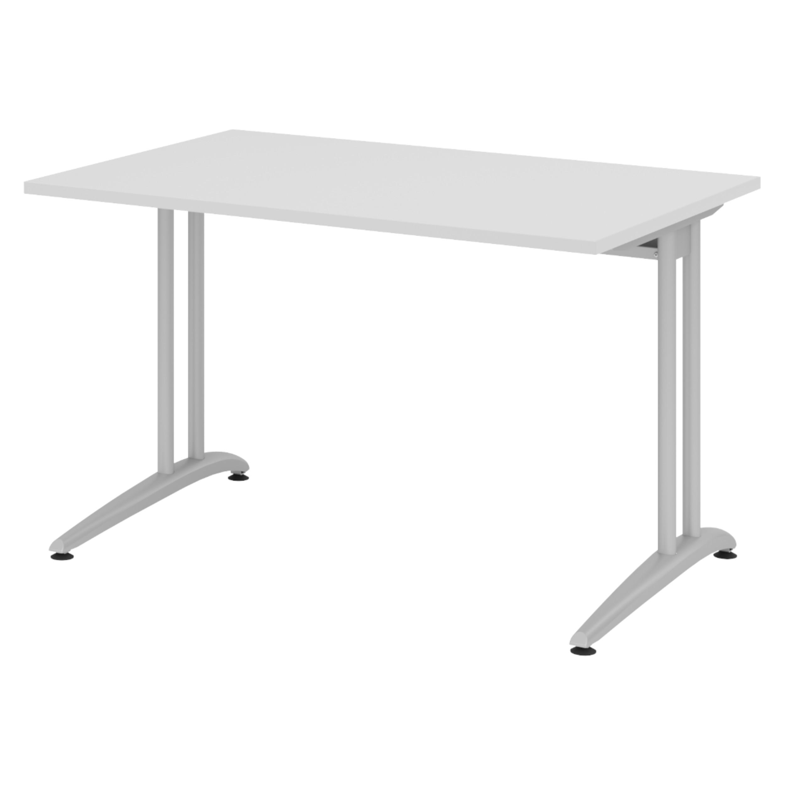 SCHREIBTISCH Serie-B 80/120/72 cm in Grau - Grau, Holzwerkstoff (80/120/72cm) - bümö