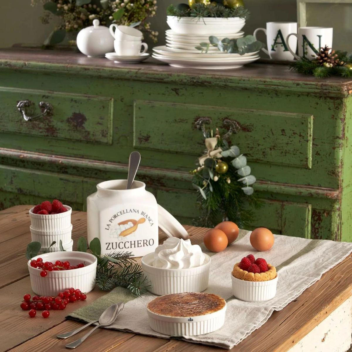 VORRATSDOSE Zucchero 1,1 l - Multicolor, Keramik (14.5/12.5/13cm) - La Porcellana Bianca