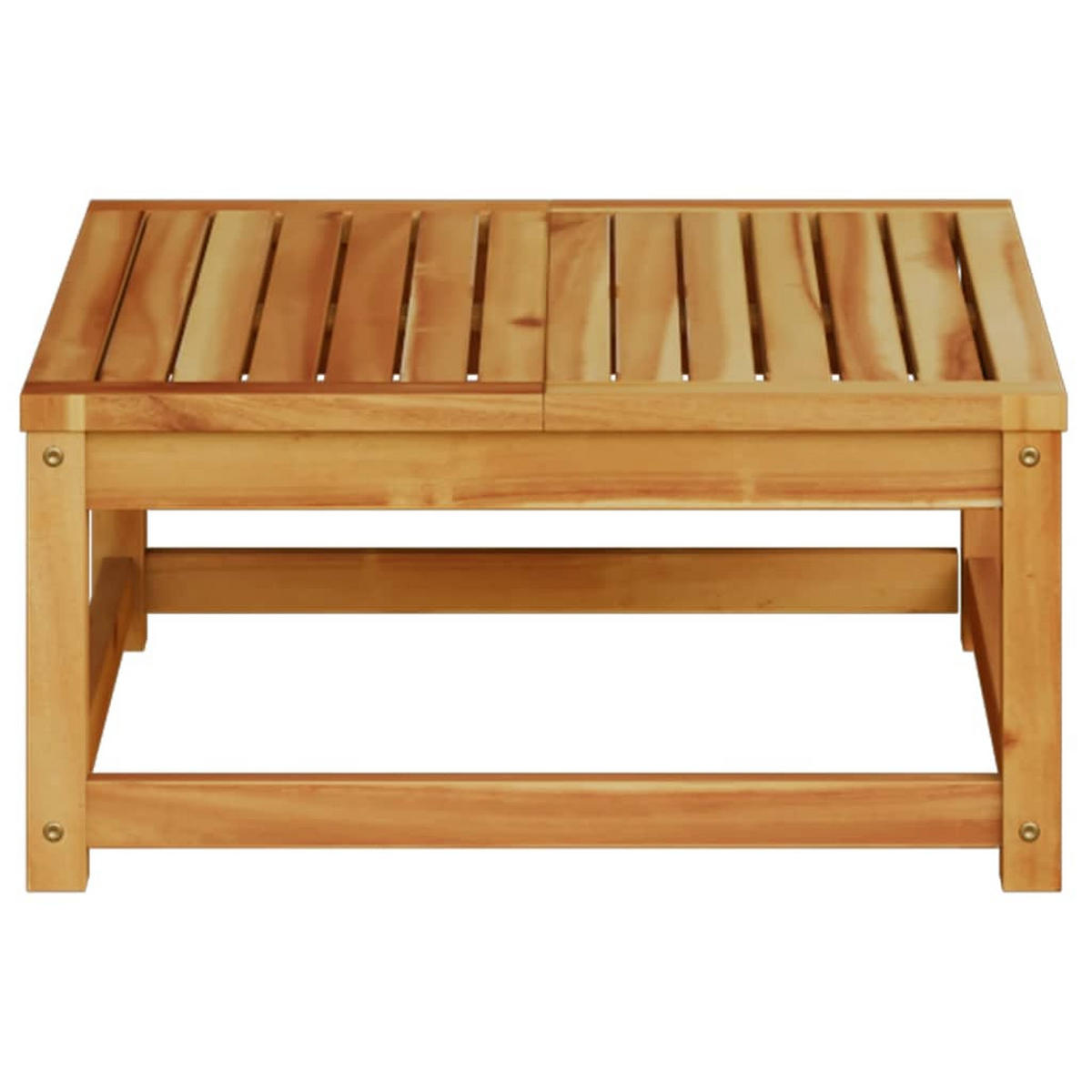 GARTENTISCH 63/63/30 Cm Massivholz Akazie - Braun, Holz (63/63/30cm) - vidaXL