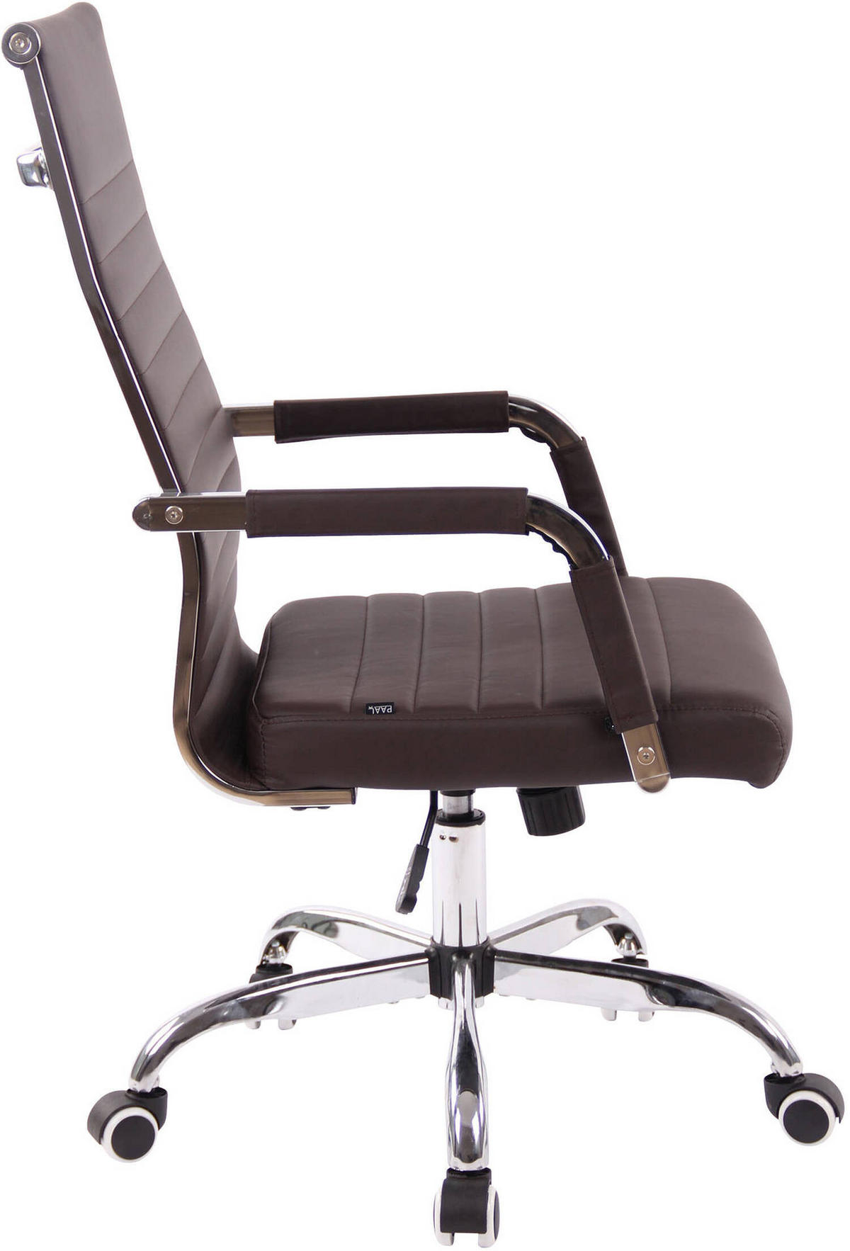 BÜROSTUHL Amadeus, Kunstleder Braun - Braun, Textil/Metall (51/106/63cm) - TPFLiving