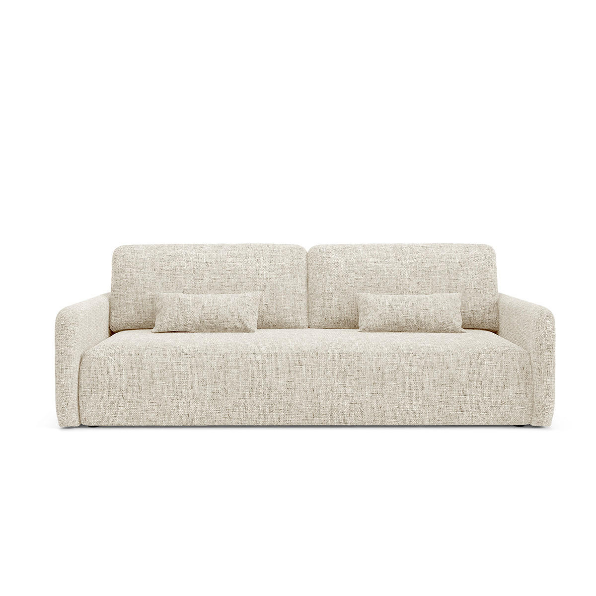 SOFA Lazare 3 Sitzplätze Weiß - Weiß, Holz (217/86/102cm) - Petits-meubles
