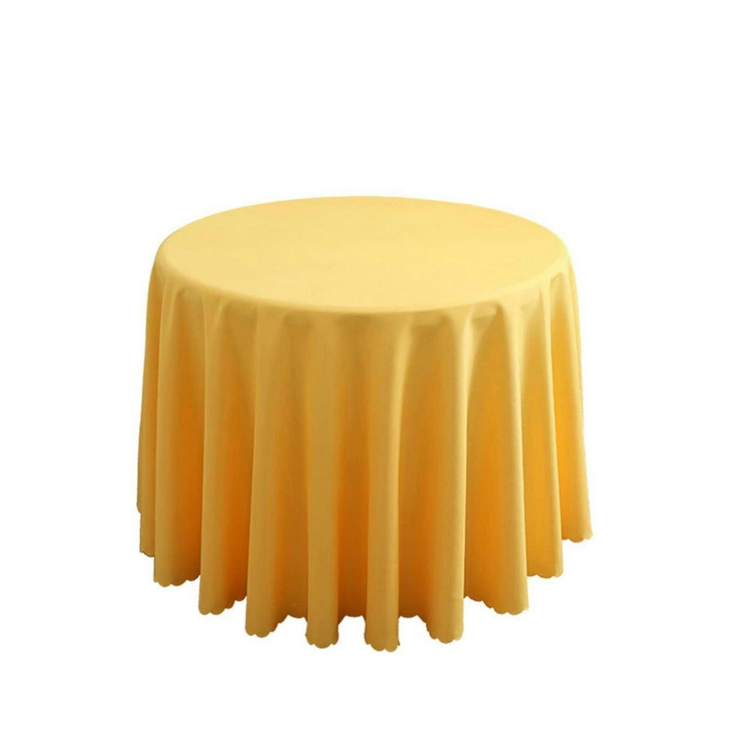 TISCHDECKE Rund Gelb 200 cm - Gelb, Textil (200/200/1.5cm)