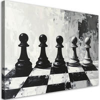 LEINWANDBILD Hobby und Bildung 100x70cm - Schwarz, Textil (100/70cm) - Feeby