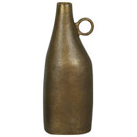 DEKOVASE Aluminium messing Sambhar - Messingfarben, Metall (46cm) - Beliani