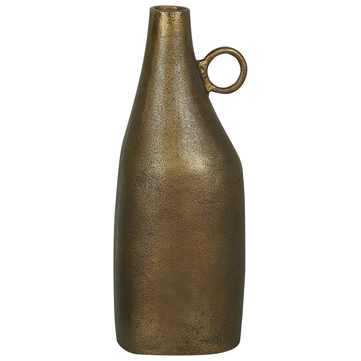 DEKOVASE Aluminium messing Sambhar - Messingfarben, Metall (46cm) - Beliani