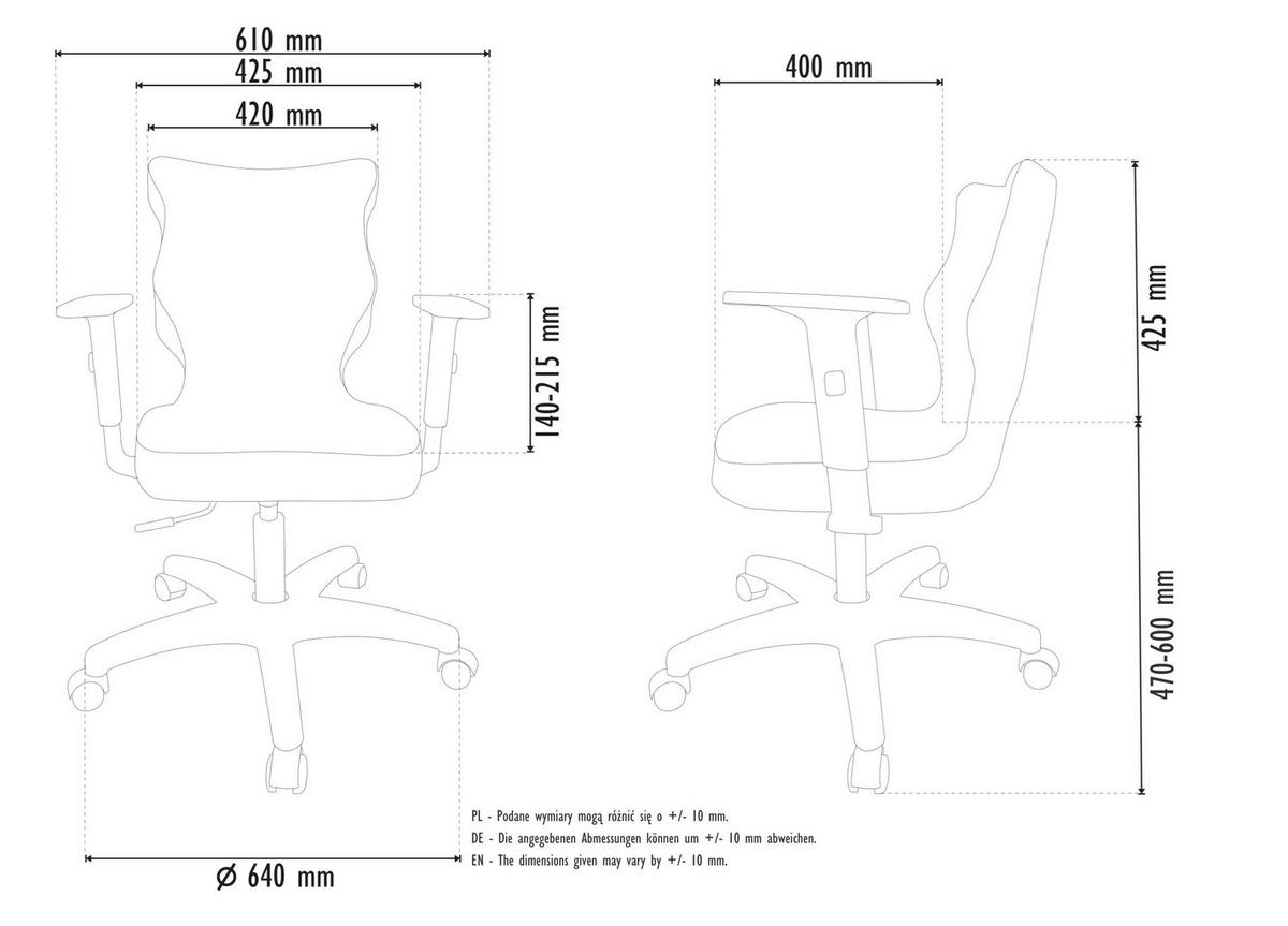 JUGENDSTUHL Duo - Dunkelgrau/Weiß, Textil (64/103/64cm) - RAUMHIRSCH FURNITURE