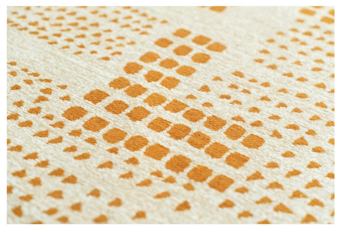 TEPPICH modern Flachgewebe TERRACE Gelb 240 x 340 cm - Gelb, Textil (240/340cm) - Novatrend