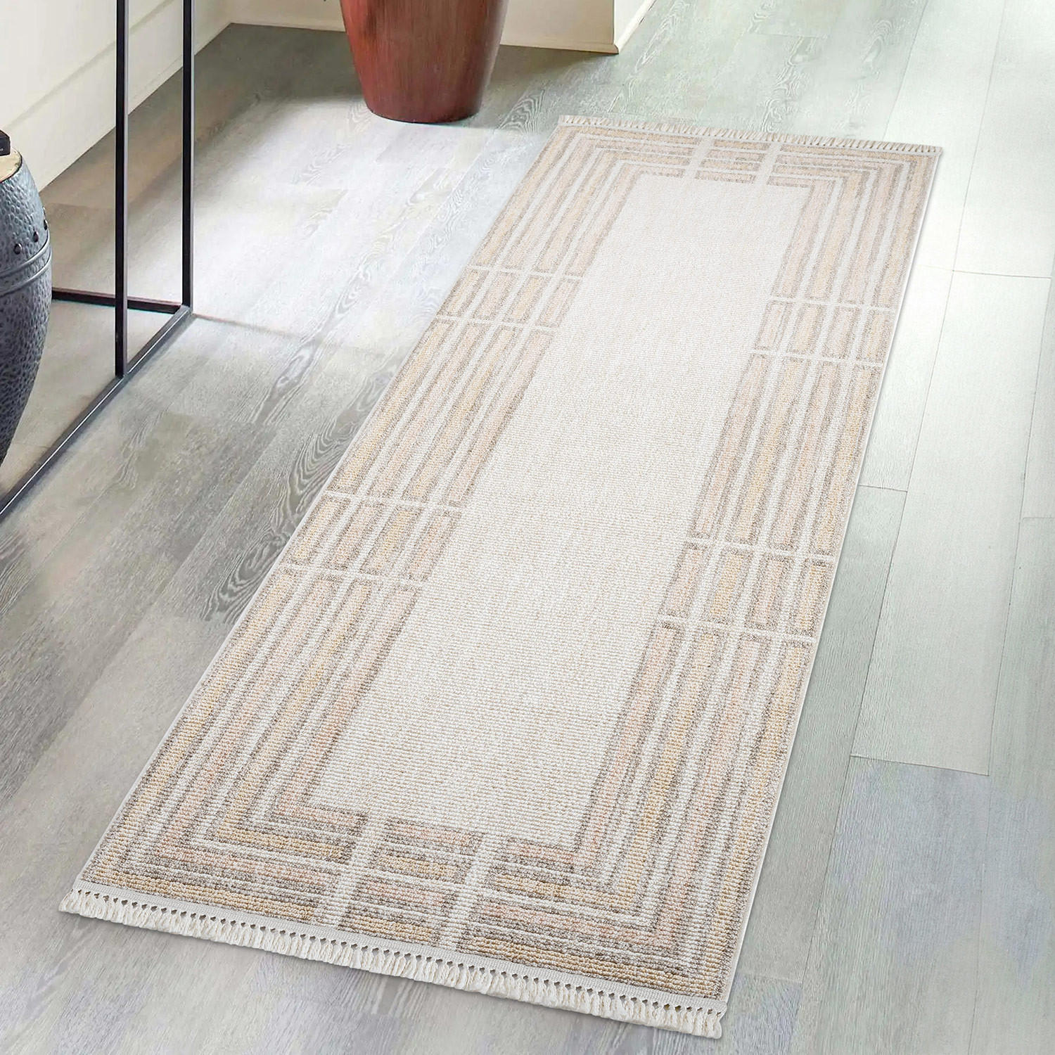 KURZFLOR-TEPPICH Clasico 9068 Rosa 80x300 cm - Rosa, Textil (80/300cm) - carpet city