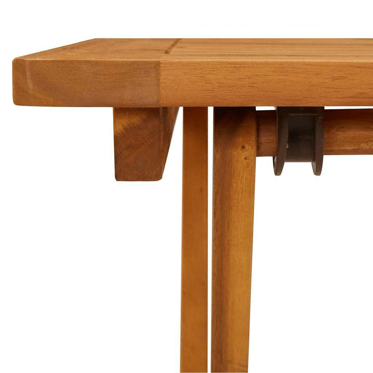 GARTENTISCH Tischgan 60/75/60 cm - Hellbraun, Naturmaterialien (60/60/75cm) - ZMH