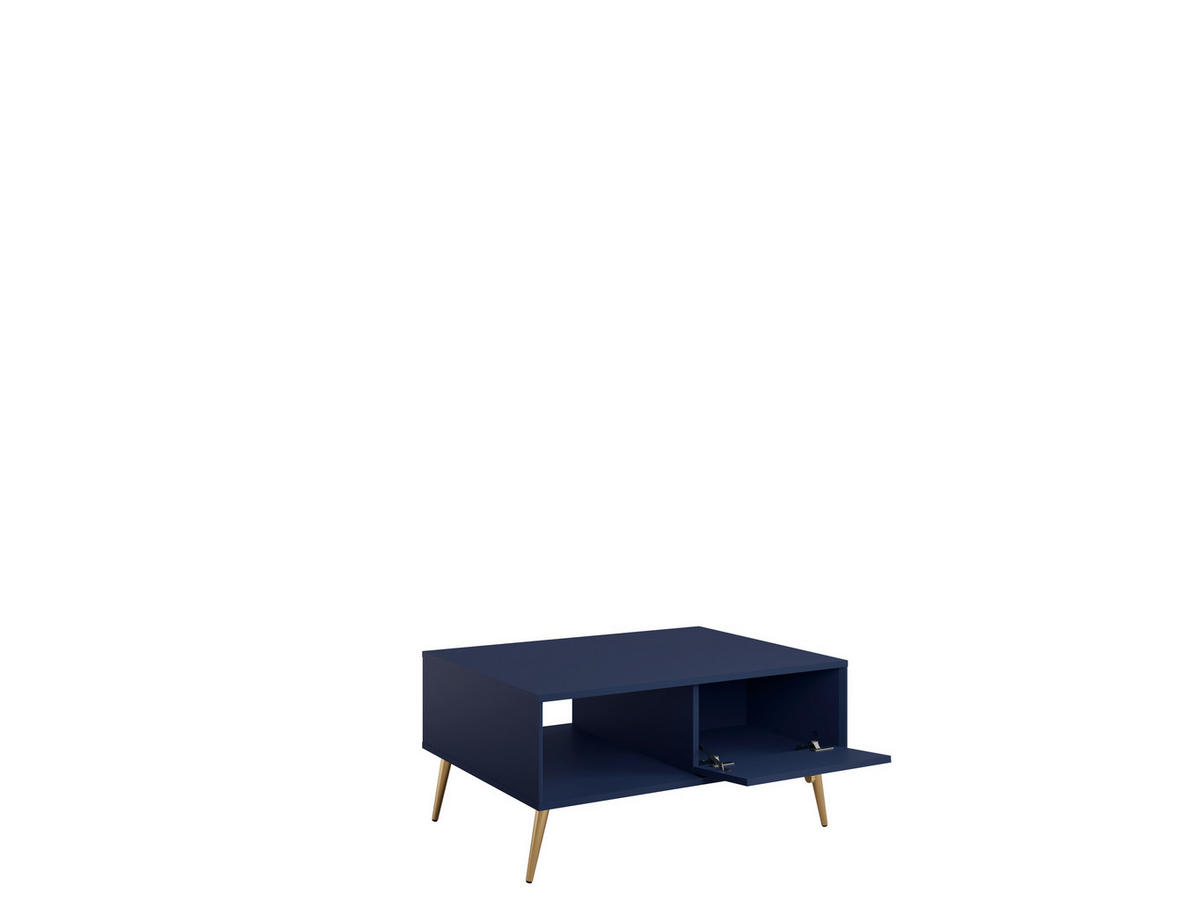 COUCHTISCH Dunkelblau 87/43,2/66 - Dunkelblau, Holzwerkstoff (66/87/43cm) - RAUMHIRSCH FURNITURE