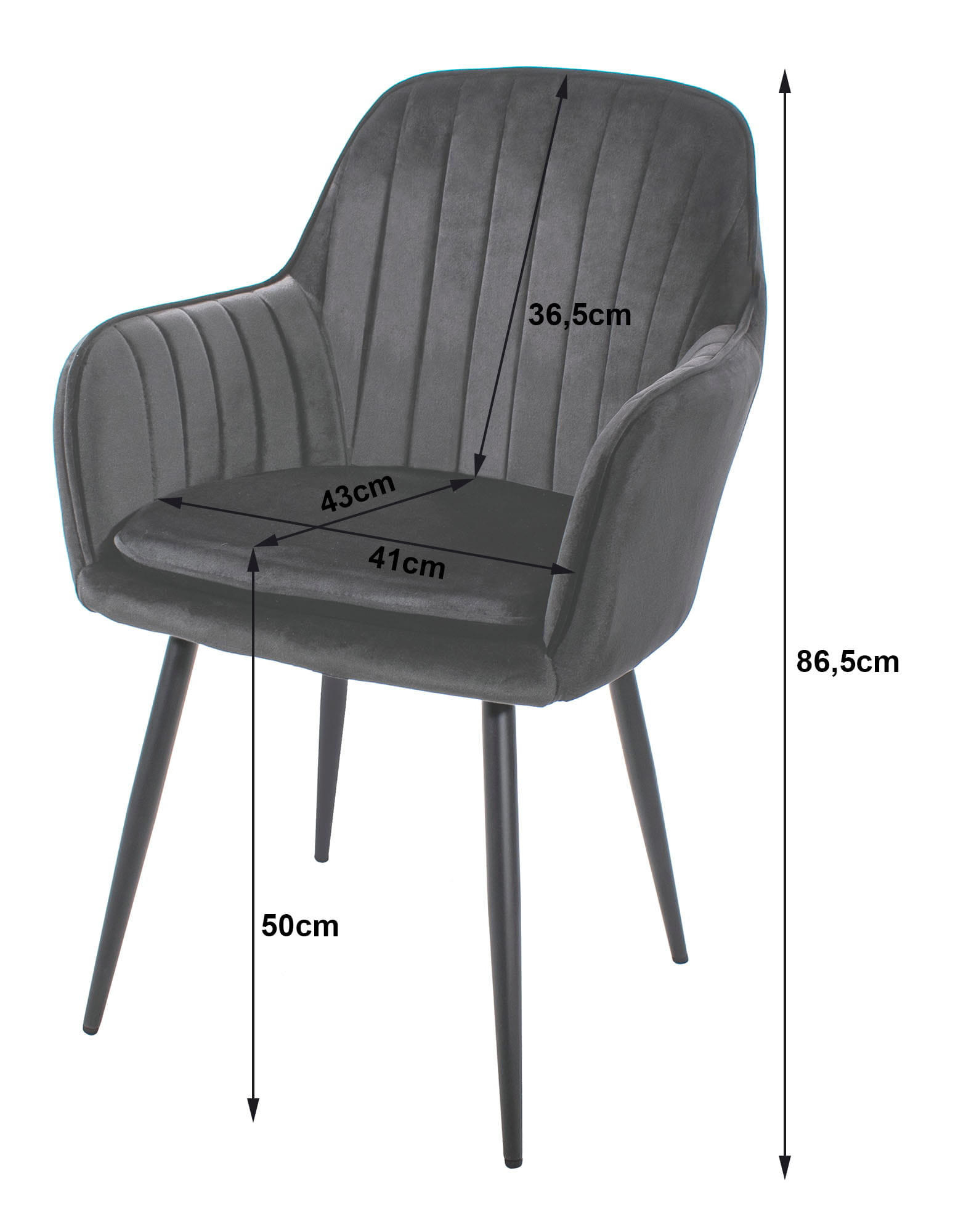 Thumbnail - Komodee Stuhl, Grün, Textil, 45x88x51 cm, Esszimmer, Stühle, Esszimmerstühle, Vierfußstühle