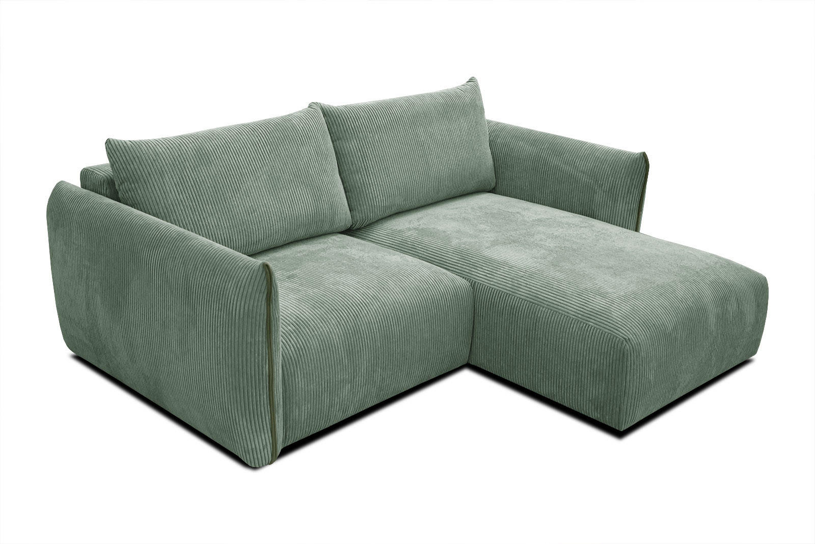 Thumbnail - Courtois Laville Ecksofa, Mintgrün, Textil, L-Form, Ottomane rechts,L-Form, 206x173 cm, Wohnzimmer, Sofas & Couches, Woh...