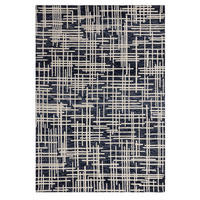 TEPPICH modern Flachgewebe KEMY Blau 120 x 170 cm - Blau, Textil (120/170cm) - Novatrend