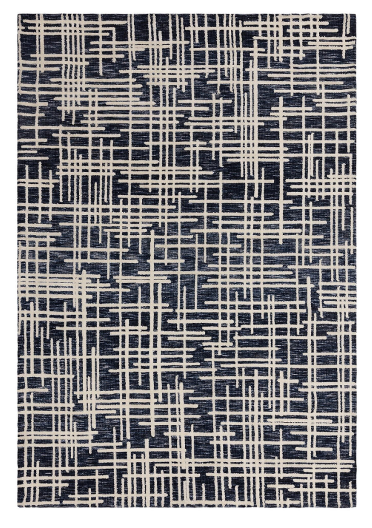TEPPICH modern Flachgewebe KEMY Blau 120 x 170 cm - Blau, Textil (120/170cm) - Novatrend