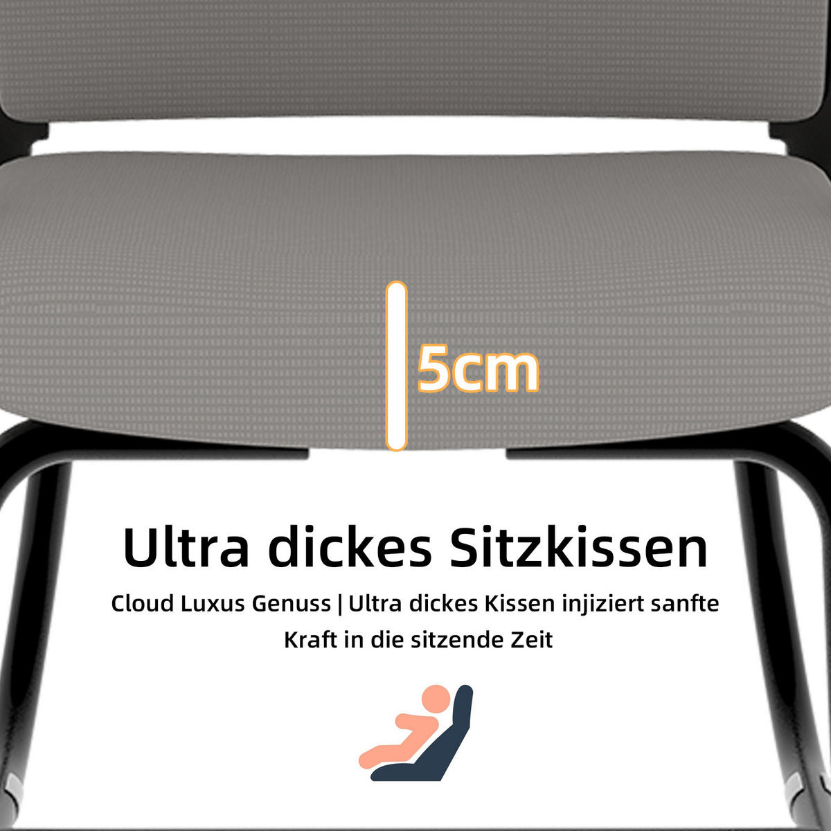 DREHSTUHL Netz & Mesh Grau & Schwarz - Schwarz/Grau, Textil/Metall (59/90/55cm) - WISHDOR