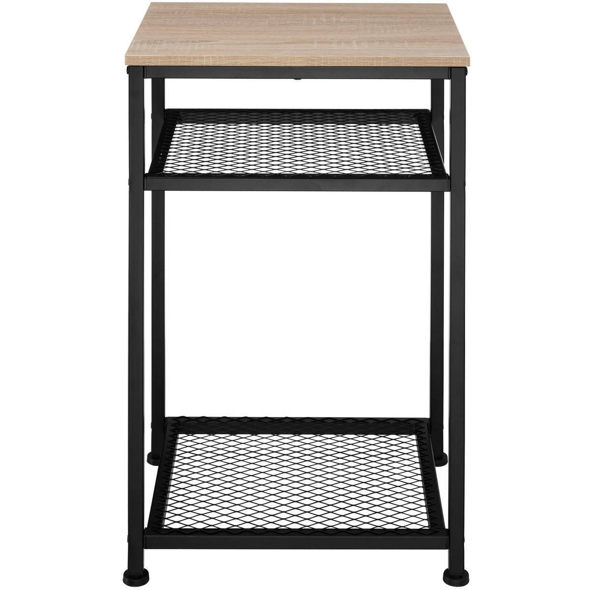 BEISTELLTISCH York,45,5 x 36 x 75,5 cm,Industrial Holz hell, Eiche Sonoma - Naturfarben, Holz (36/45.5/75.5cm) - tectake