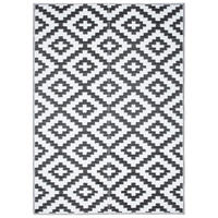 TEPPICH IBIZA Schwarz 180/270 cm - Schwarz, Kunststoff (180/270cm) - Tapiso