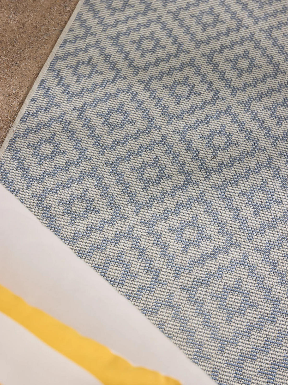 OUTDOORTEPPICH Metro Blau 200x290 cm - Blau, Textil (200/290cm) - benuta Nest