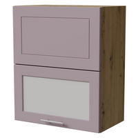 KLAPPHÄNGESCHRANK Bari W8BS/60-AV Eiche Artisan / RAL 4009 pastellviolett 60 / 32,5 / 72cm - Violett/Eiche Artisan, Holz/Holzwerkstoff (60/72/32.5cm) - Feldmann-Wohnen