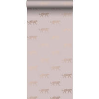 TAPETE Panter 53 cm x 10.05 m - Pink, Papier (53/1000cm) - Origin Wallcoverings