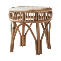 BEISTELLTISCH Zita Natur aus Rattan - Naturfarben, Naturmaterialien (40/40/40cm) - Tikamoon