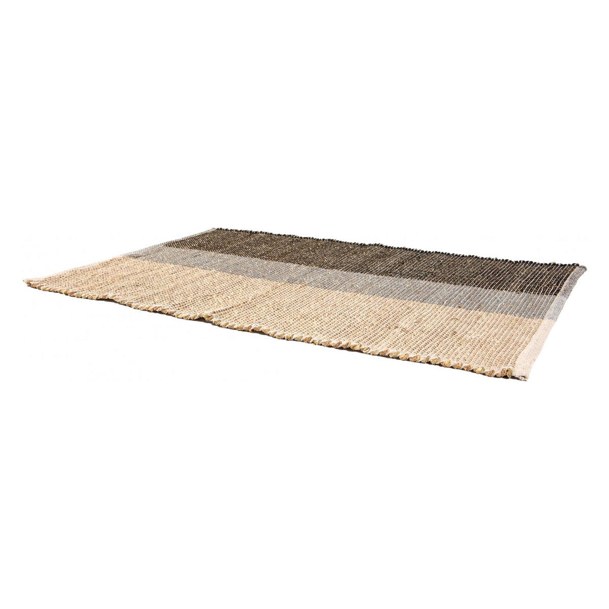 TEPPICH Karan carbonfarben 60 x 90 cm - Schwarz, Textil (60/90cm) - Vivaraise