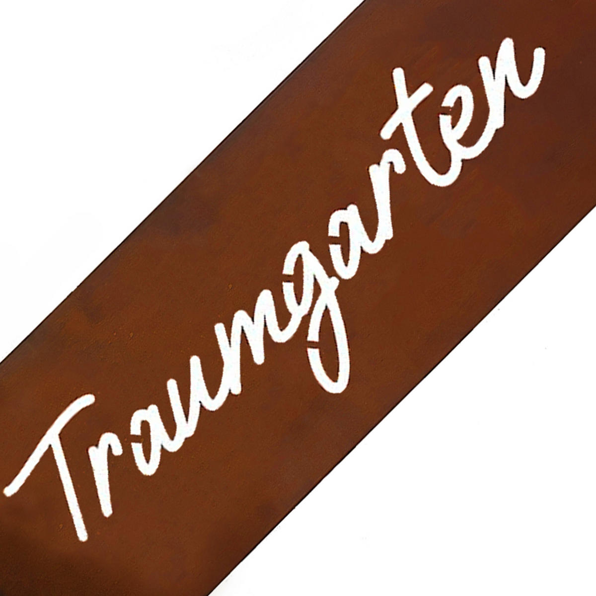 EDELROST-GARTENDEKO - Braun, Metall (1.5cm) - Relaxdays