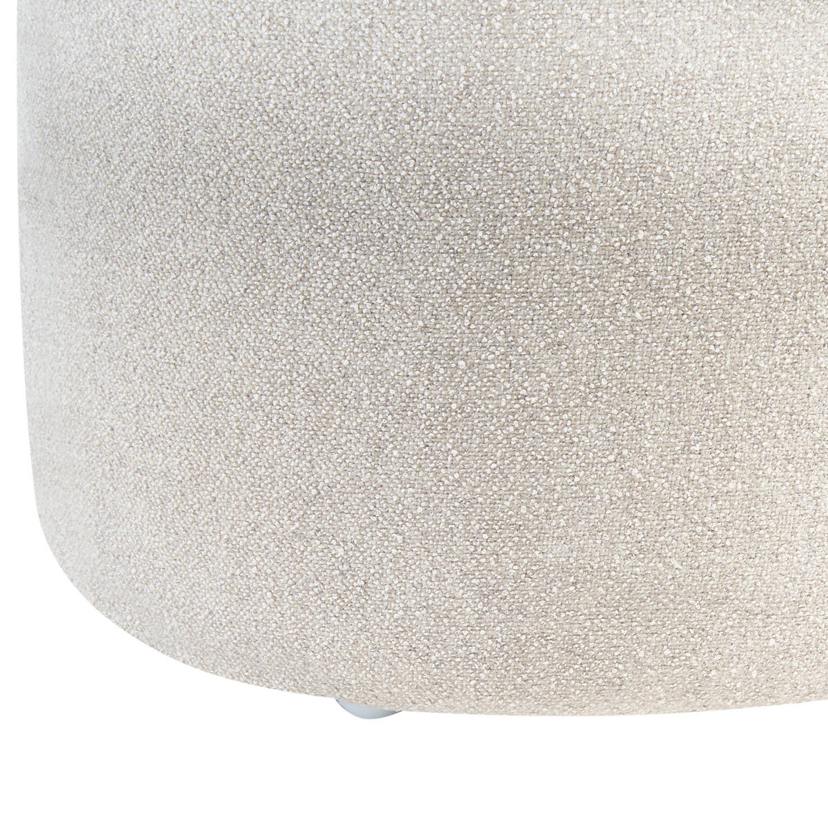 POLSTERBANK Bouclé Hellbeige Decorah - Beige, Textil (88/46/39cm) - Beliani