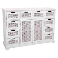 SIDEBOARD aus Holz 113x33x79 cm - Weiß, Holz (113/78.5/33cm) - Wanderlust