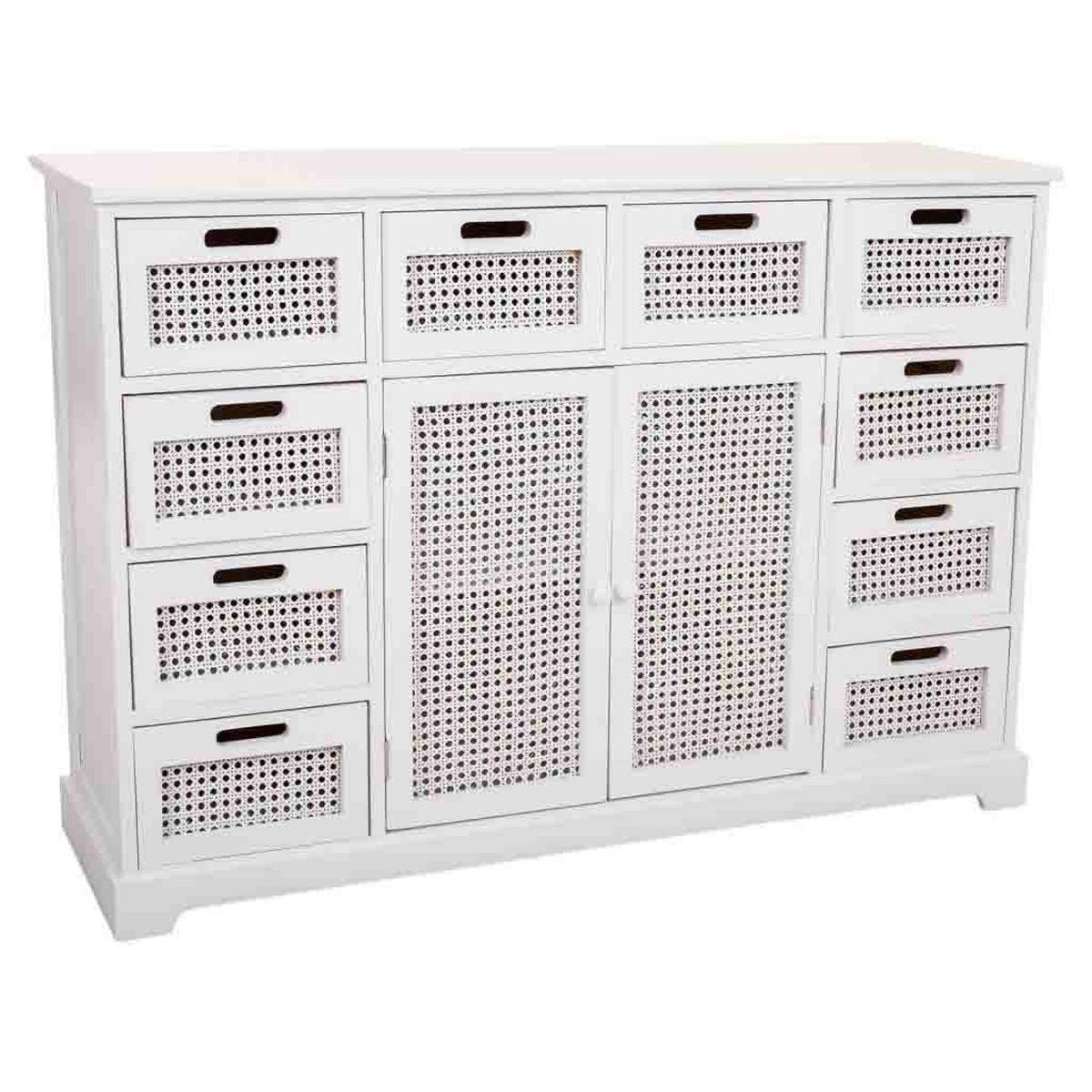 SIDEBOARD aus Holz 113x33x79 cm - Weiß, Holz (113/78.5/33cm) - Wanderlust