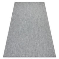 KOBEREC SISAL SION A5165A Melange ploché tkanie šedá 60/100 cm - sivá, textil (60/100cm) - rugsX