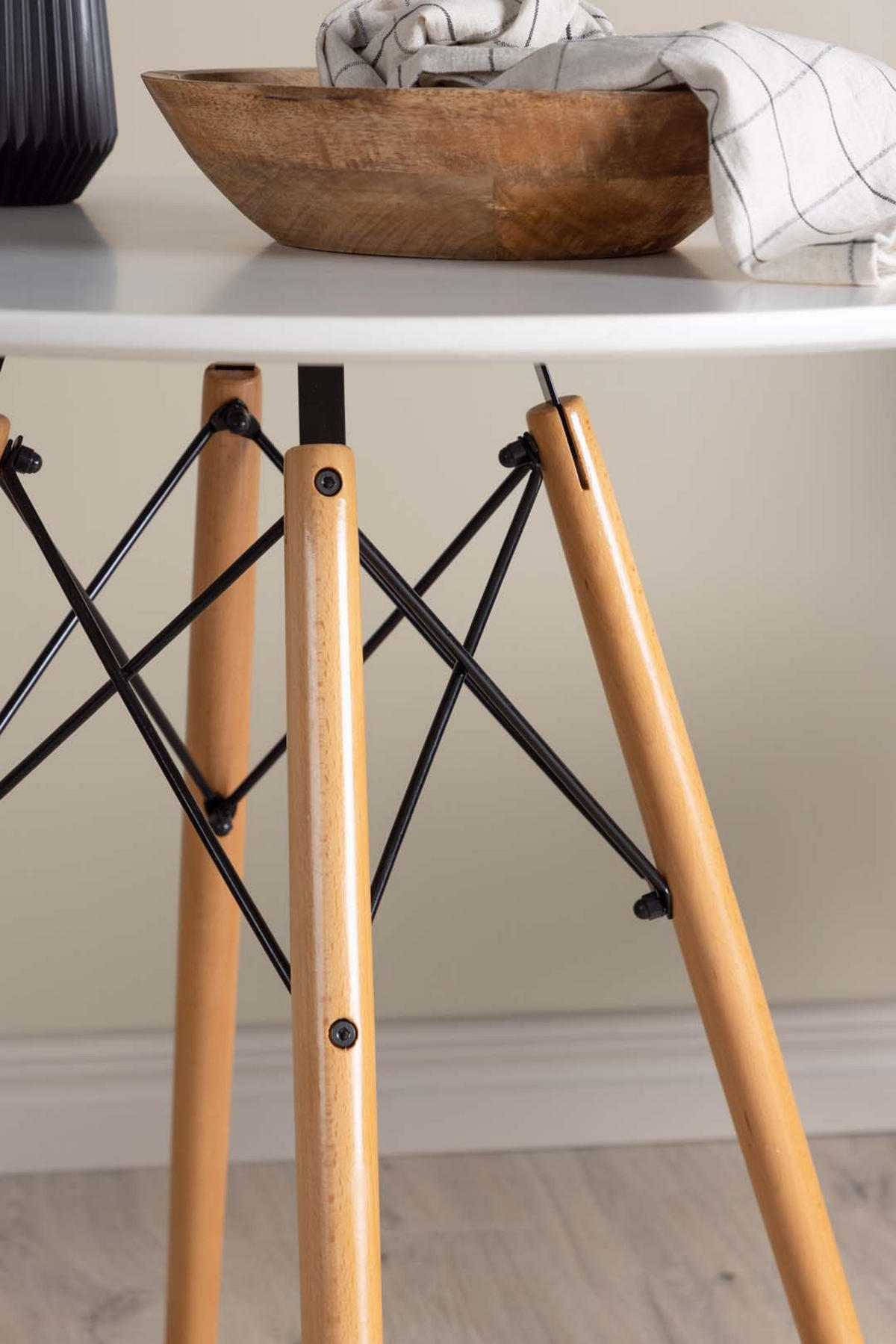 ESSTISCH Ø60 cm weiß - Weiß, Holzwerkstoff (60/60/75cm) - ebuy24