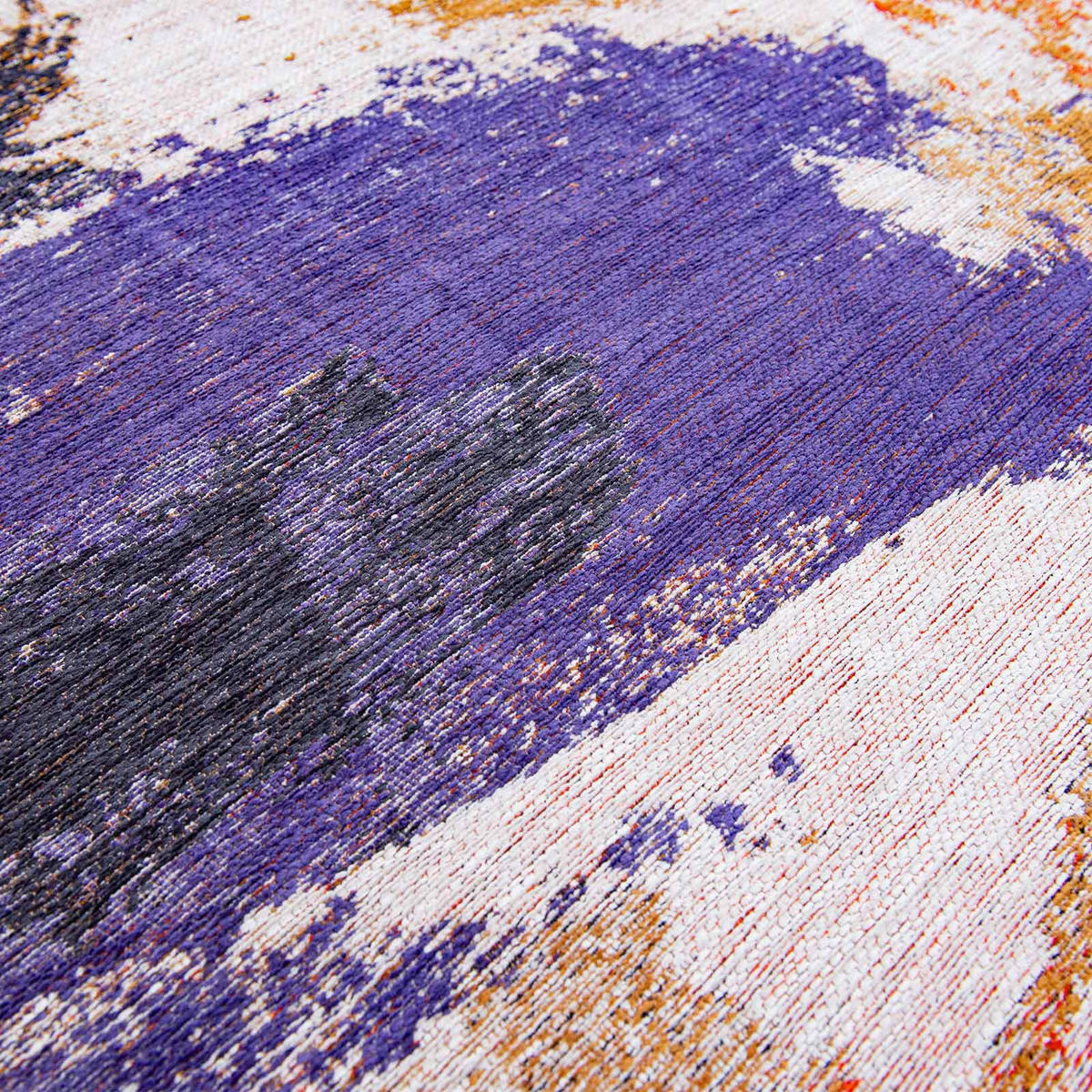 TEPPICH Purple Game Gallery Fresque 240/240 cm - Multicolor, Kunststoff/Textil (240/240cm) - Louis De Poortere
