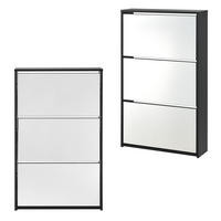 SCHUHKIPPER Vogar - Schwarz, Holzwerkstoff (63/102.5/17cm) - [en.casa]