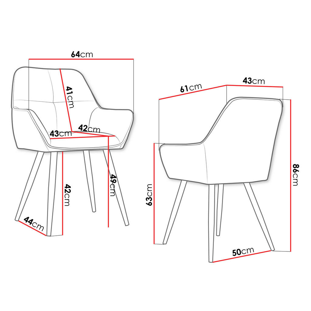 Thumbnail - Mirjan24 Stuhl, Hellgrau, Textil, 1-Sitzer, Rechteckig, 64x86x61 cm, Esszimmer, Stühle, Esszimmerstühle, Armlehnenstühle