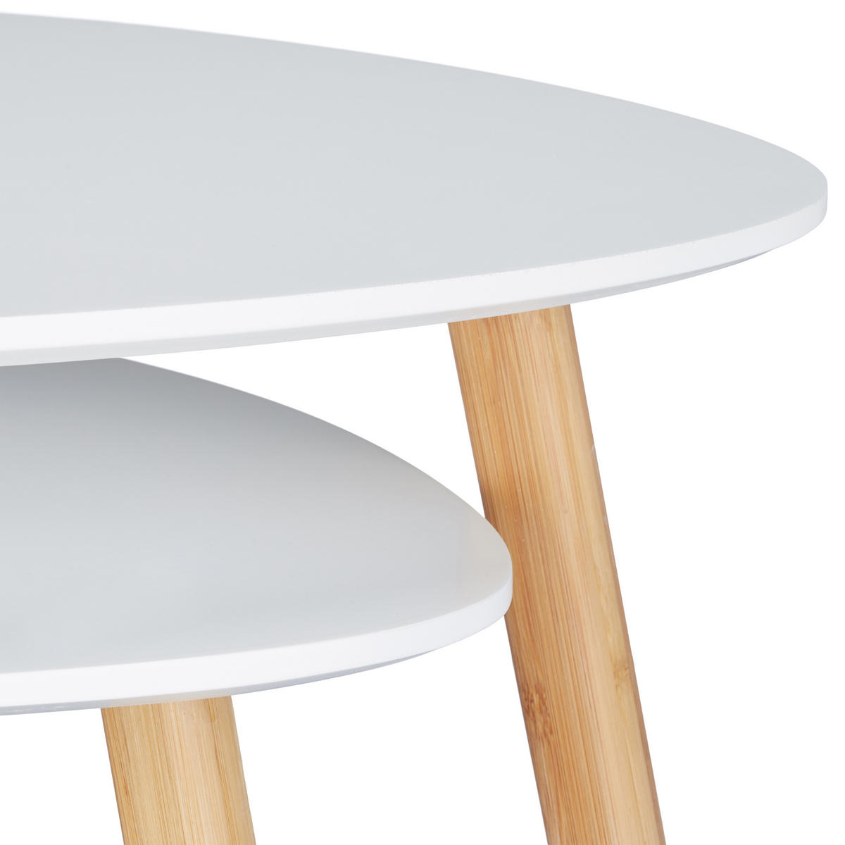2XSATZTISCH - Multicolor, Holz/Holzwerkstoff (60/60/48cm) - Relaxdays