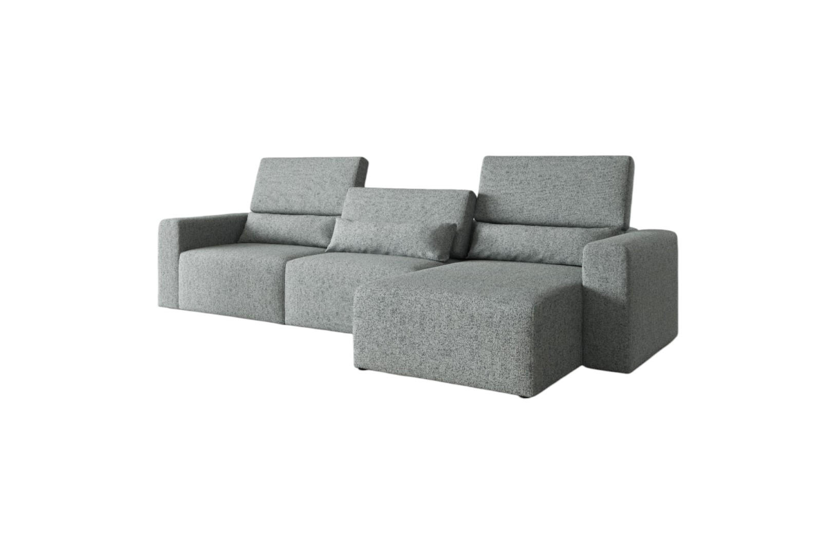 ECKSOFA Modular Premium Grau - Dunkelgrau/Schwarz, Holz/Holzwerkstoff (315/172cm) - Furnisell
