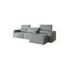 ECKSOFA Modular Premium Grau - Dunkelgrau/Schwarz, Holz/Holzwerkstoff (315/172cm) - Furnisell
