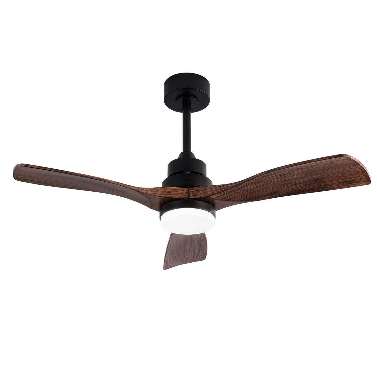 DECKENVENTILATOR DE-16256 42 Zoll Bauernhaus-Stil mit Fernbedienung Walnuss - Walnussfarben, Kunststoff (107/107/34cm) - ComfortXL