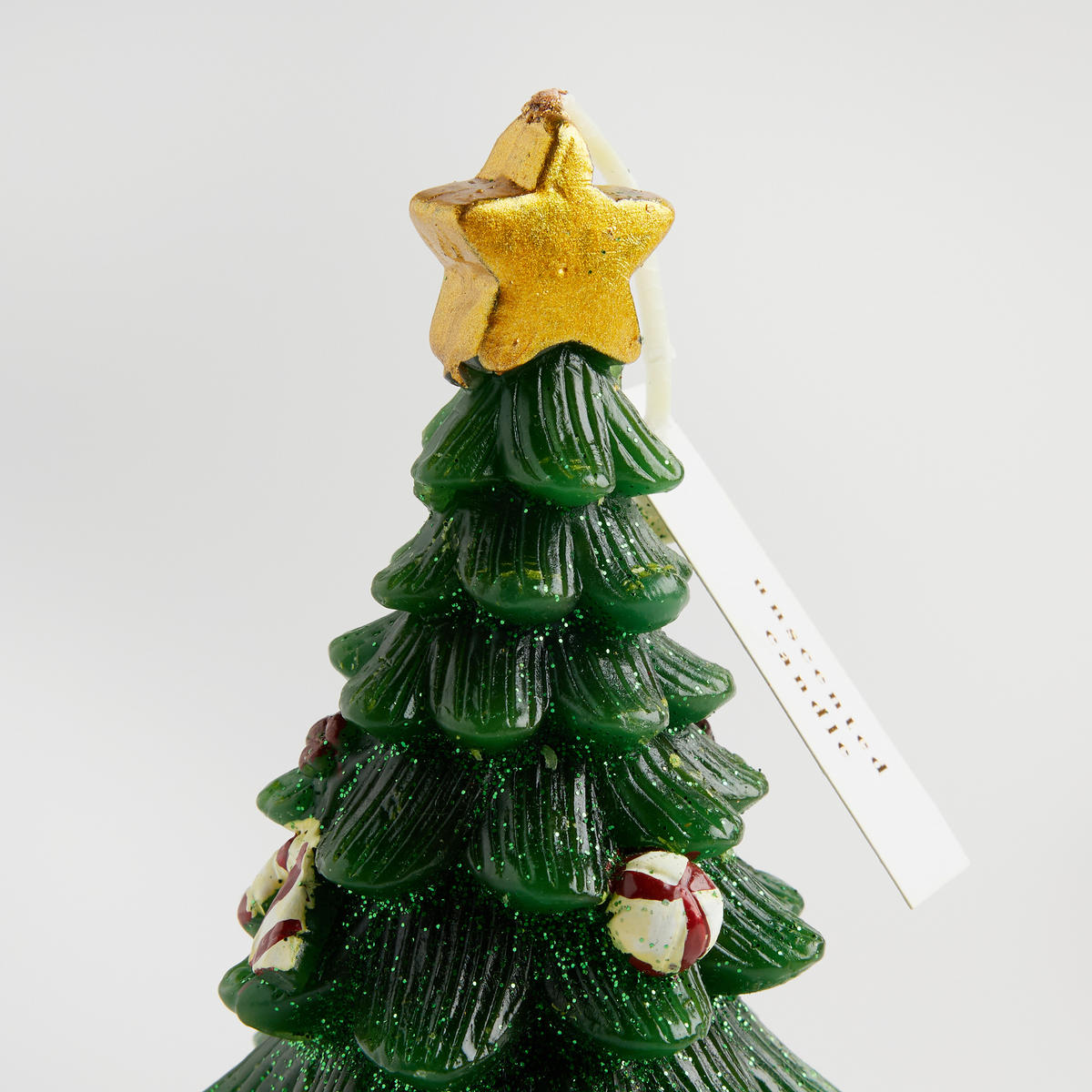 KERZE Christmastree, 18cm, Grün, Dekorative Weihnachtsdeko - Grün, Kunststoff (11/18/11cm) - home&you