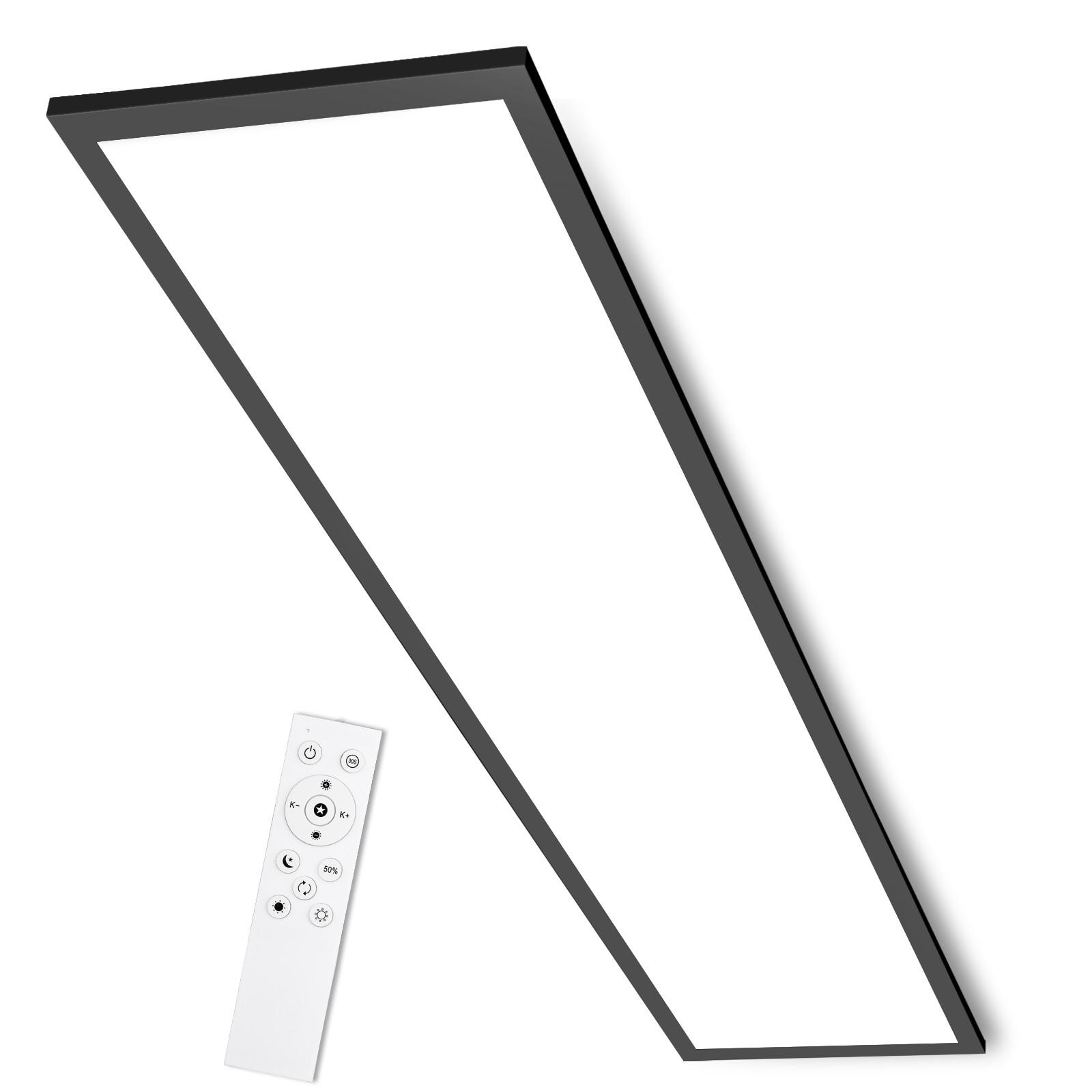 DECKENLEUCHTE PA1061WB LED Panel 120/30/3.9 CM - Weiß, Metall (58/20/3.9cm) - LOVHAUS