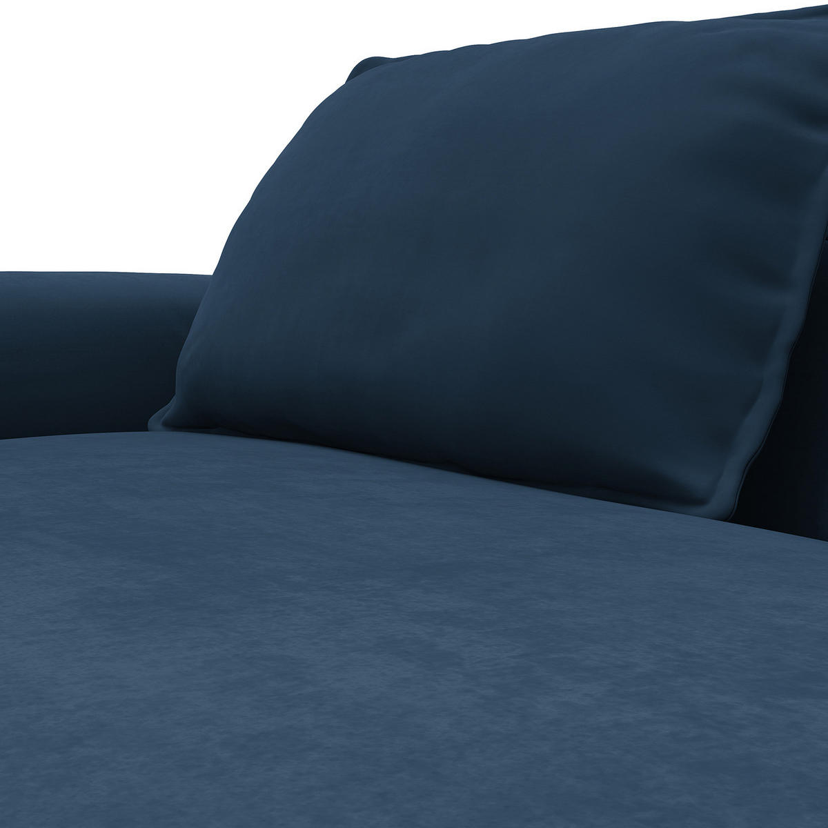 2,5-SITZER SOFA - Dunkelblau, Textil (217/82/156cm) - home24