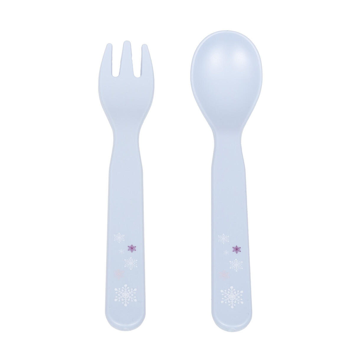 GESCHIRR-SET für Kinder Winter Fox Blau 26/10/19 cm - Blau, Kunststoff (10/19/26cm) - Atmosphera for kids