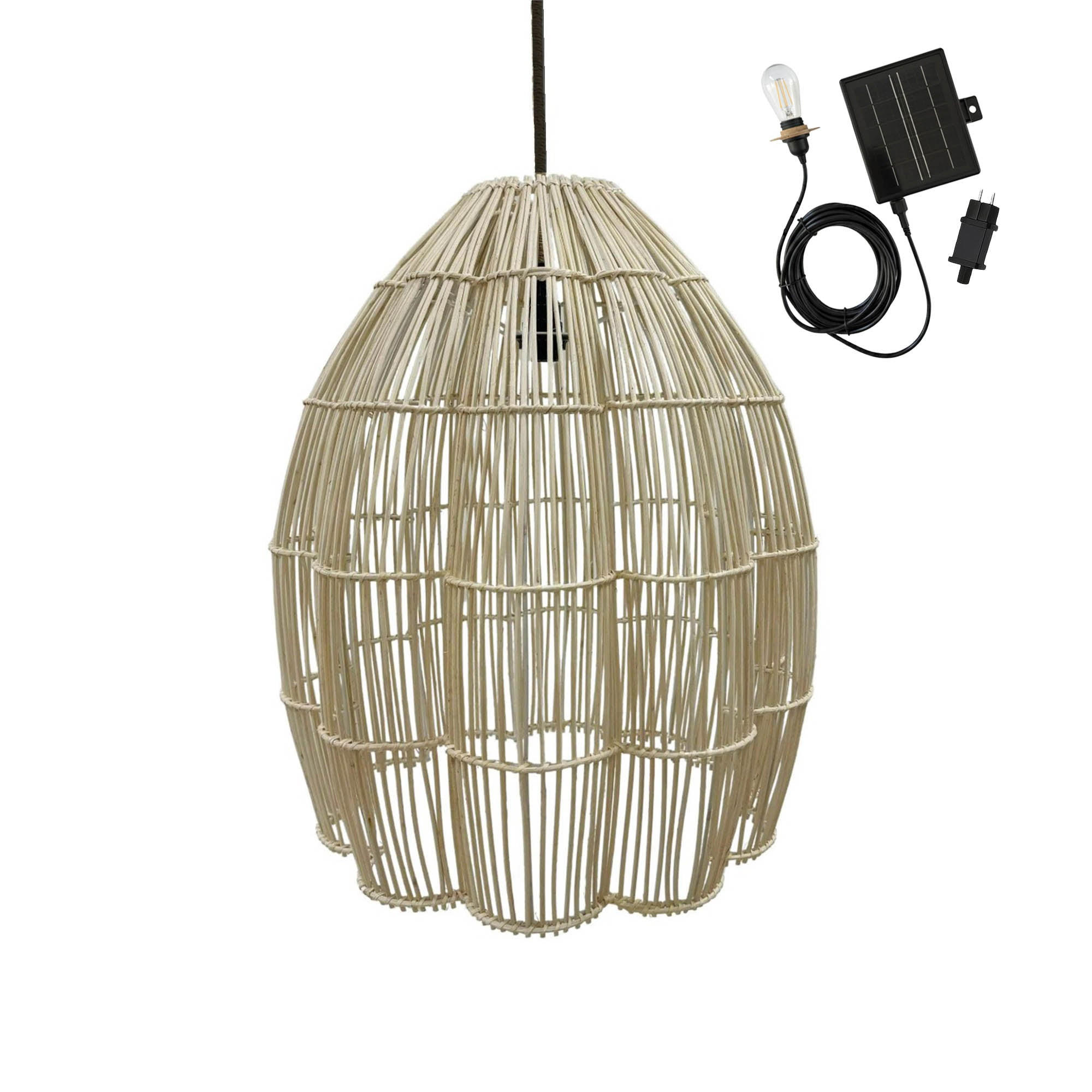 Lumisky Solaranhänger Beige 60x50x60 cm