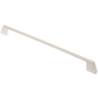 MÖBELGRIFF BA 256mm, Küchengriff Weiss matt, Schrankgriff Stilo - Weiß, Metall (0.8/3/28.1cm)