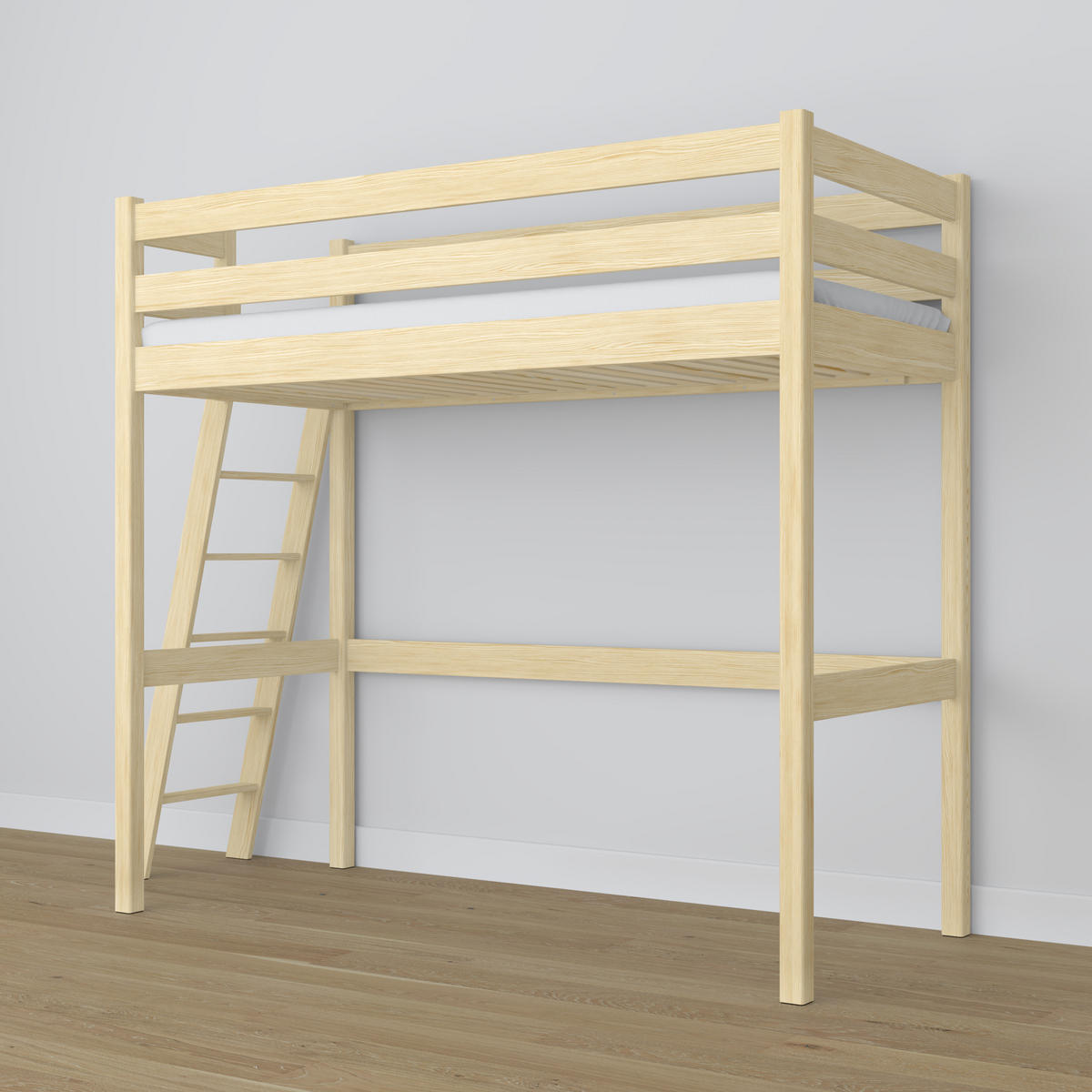HOCHBETT N02 Klare Kiefer 80/200 - Braun, Naturmaterialien/Holz (80/200cm) - N-Wood