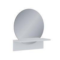 BADEZIMMERSPIEGEL Elyra Weiß 40 x 47.5 cm mit Ablage - Weiß, Holzwerkstoff (40/47.5/15cm) - Vicco