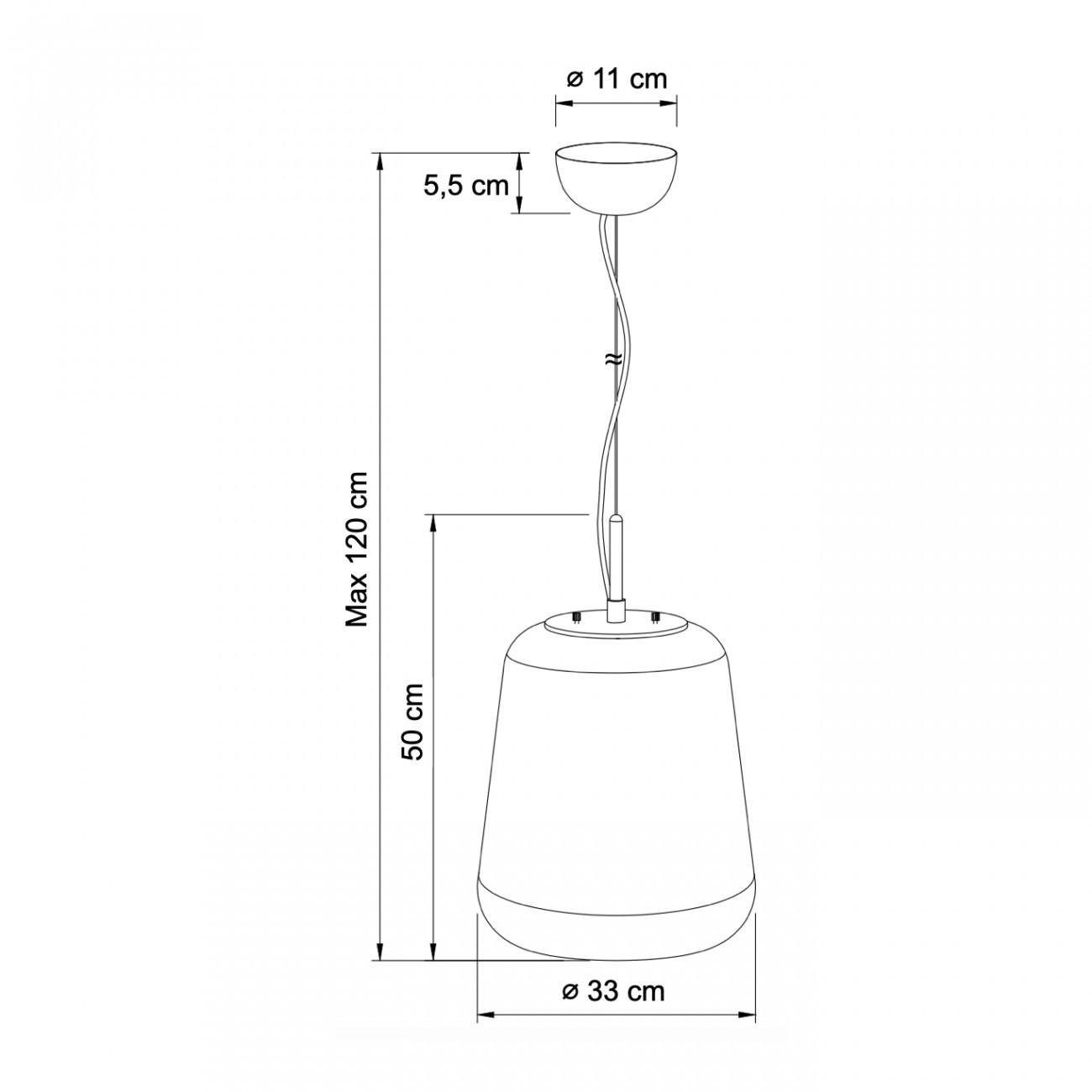 HÄNGELEUCHTE Manoli, Silber/Chrom, 50cm - Chromfarben, Glas (50/33/50cm) - KOSILUM