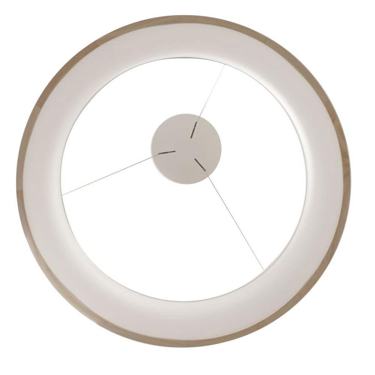 PENDELLEUCHTE 'Mad L3' - Beige, Holz (67/67/150cm) - KUNSTLOFT